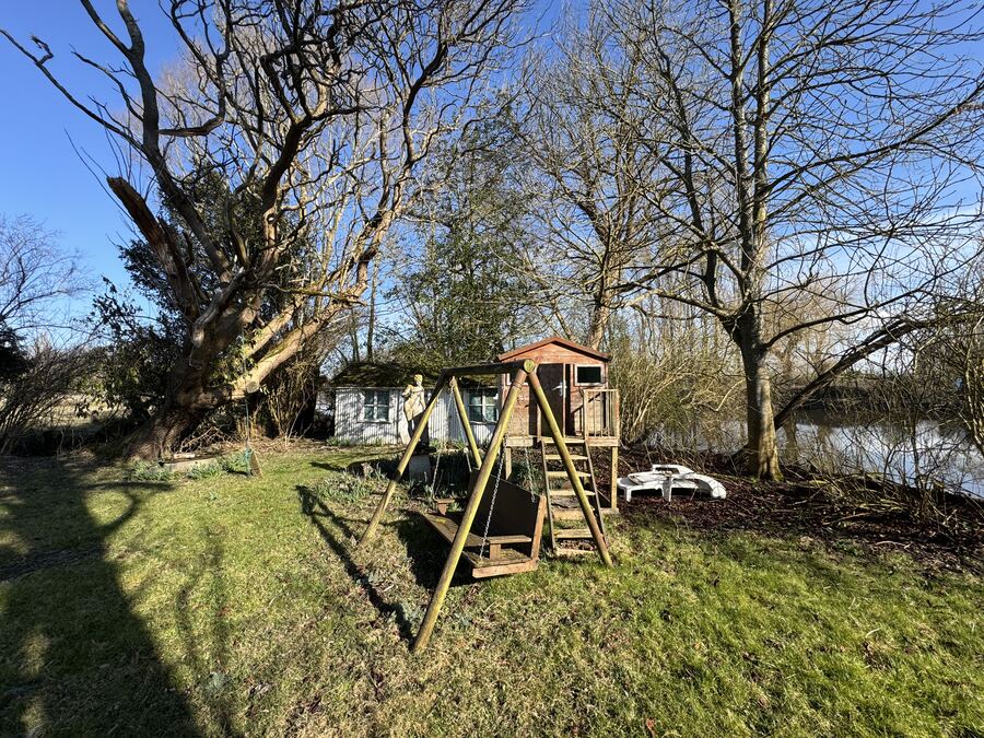View of the island from the marsh